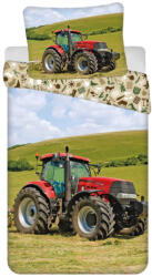 Jerry Fabrics Traktor Red ágyneműhuzat 140×200 cm, 70×90 cm JFK130408 (JFK130408)