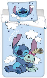 Jerry Fabrics Disney Lilo és Stitch, A csillagkutya Clouds gyerek, ovis ágyneműhuzat 100×135 cm, 40×60 cm JFK040683 (JFK040683)