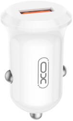 XO CC68 autós töltő USB-A 18W fehér (6975837583177)