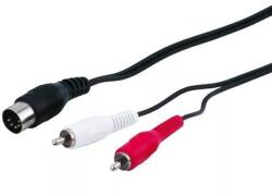  Cablu audio 5 pini DIN tata - 2x RCA tata 1.5m (50014-H)