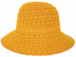 Szaleo Alora női strand sapka nyári kis karimájú áttört könnyű sárga (cz23106v1-1)