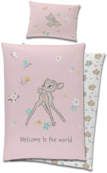 Carbotex Disney Bambi Welcome gyerek, ovis ágyneműhuzat 100x135 cm, 40x60 cm CBX219034BAMBI (CBX219034BAMBI)