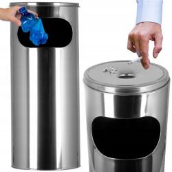 Alsea Álló Hamutartó, 18L, rozsdamentes acél, 60cm magas (5902869293966)