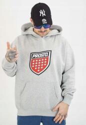 Prosto Infine grey kapucnis pulóver, férfi, 80% pamut, 20% poliészter, 340 g/m2 (5907494512215)