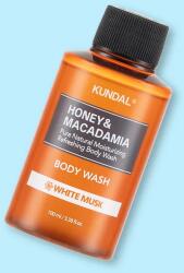 KUNDAL Gel de duș Honey & Macadamia Pure Body Wash White Musk - 100 ml