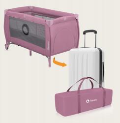 Lionelo Stefi Plus Pink Magnolia (Łóżeczko turystyczne dwupoziomowe)
