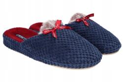 American Club Topánka, Size 37, sötétkék, kényelmes, női papucs (SL13/23)