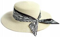 Szaleo Ancora női sapka nyári boater stílusos városi strand boho Ecru (cz24160v1-1)