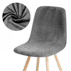 Ubieramy-meble Skandináv Székhuzat Szürke Velúr Rugalmas Vastag Univerzális (21EA)