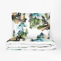 Takoy Prémium pamut szatén ágyneműhuzat motocross