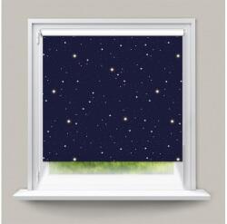  ECD 120x150cm hőszigetelő roló, fúrás nélkül, kék, csillag mintával