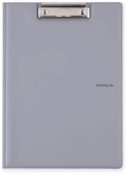 KARTON PP Felírótábla, fedeles, A/4, PVC, PASTELINI, pasztell szürke (KPP-5-599)