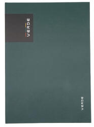 KARTON P+P Jegyzetfüzet, notesz A/5, keményfedeles, 96 lapos, vonalas, VERDE, mélyzöld (KPP-7-134) - mesescuccok