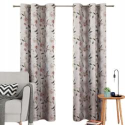  Virágmintás függöny zajcsökkentő hatással, 213x112 cm, Encasa virágos (B0B9B369XR)