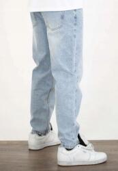 Prosto Tapered Serif nadrág, kék, 100% pamut, szűkített szár (5907494507891)