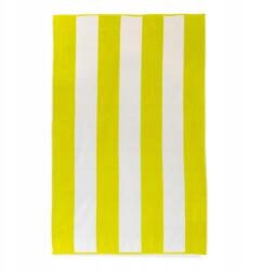 Zwoltex Strandtörölköző, 100×160cm, fehér csíkos, 100% egyiptomi pamut (5906378117225)