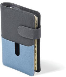 SATURNUS Kalendárium, gyűrűs, betétlapokkal, "L", műbőr, SATURNUS, "229", szürke-kék (NKL229SZK) - onlinepapirbolt