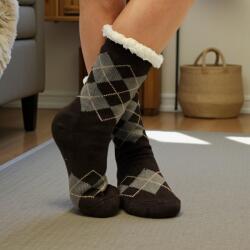 Ollike Férfi káró mintás zoknimamusz Barna, 39-42 107715