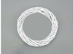  Vessző koszorú kopogtató alap 15 cm fehér