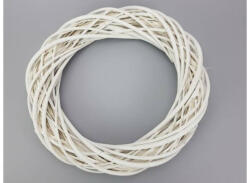  Vessző koszorú kopogtató alap 35 cm fehér