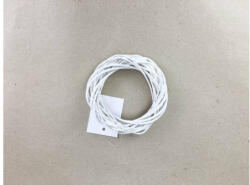  Vessző koszorú kopogtató alap 10 cm fehér