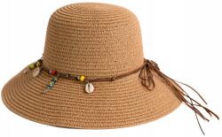 Szaleo Alessio női nyári sapka kis karimájú városi strandra Sötét bézs