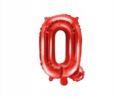 Party Deco Fólia lufi, Size 35cm, piros, ''Q'' betű