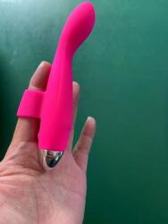 Guilty Toys Vibrator Deget 10 Vibration Modes, 10 "Fingering" Movement Modes, Silicone, USB, 14.5 cm Vibrator