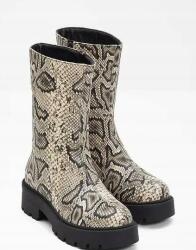 Bonprix Nyomott Mintás Női Bakancs __39 (979754)