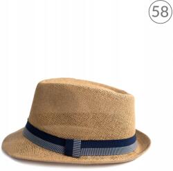Szaleo Carros nyári sapka trilby természetes klasszikus unisex sötét bézs (cz24134v1-8)