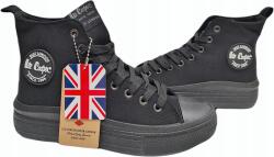 Lee Cooper Hosszúszárú tornacipő, fekete, R39, divatos (LCW-22-31-1628L)