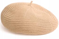 Szaleo Ester női beret átmeneti, áttört, nyári Világos bézs