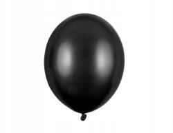 Party Deco Lufik Strong 30cm, Metallic Black, 10db, Party Deco