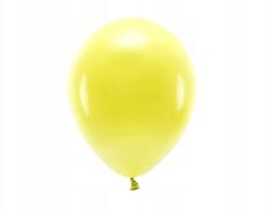 Party Deco Eco Lufik, Size 26cm, pasztell sárga, 10db