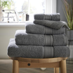 The Pure Linen Company Prosop Charcoal Zero Twist 500GSM Prosop