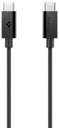 Spigen ESSENTIAL EB6010CC adatkábel (Type-C - Type-C, 60W, PD gyorstöltő, 100cm) FEKETE (ACA08718)