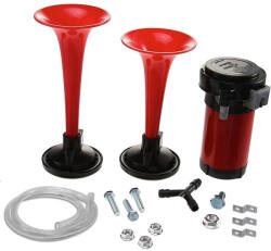 AUTOLIFE Autós kompresszoros légkürt 12V (76011) - autolife