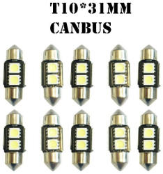 Autolife 10db/csomag CANBUS 3SMD LED LA513C-31CS Szofita hűtőbordas (T1031HUTO) - autolife