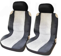 Autolife 2db-os Vastag triko üléshuzat / fekete-fehér mintás 2015TT (02065) - autolife