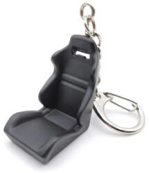 Autolife W16362-10 Sportülés kulcstartó fémből - fekete (W16362-10) - autolife