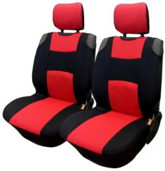 Autolife 2DB-os Univerzális üléshuzat- 5mm-es habszivacs - piros-fekete (01815) - autolife