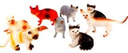 HANG SHUN Set de 8 piese Cica - 8 cm (HB305/8) Figurina