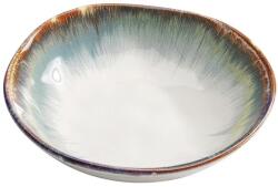 Kare Farfurie Adanca Organic Alb/albastra ø20 Cm (ess-32240)