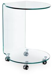 Bizzotto Masuta De Cafea Rotunda Iride Cu Roti (5732112) Masa de cafea