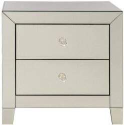 Kare Noptieră Luxury 2 Sertare Pearl (ess-42538)