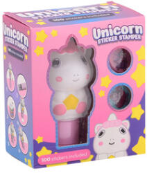  Ștampilă cu unicorn și 100 de autocolante (24578)
