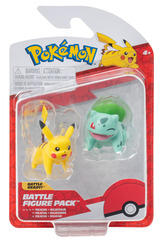  Figurină Pokémon set 2 bucăți - Bulbasaur, Pikachu (PKW3587) Figurina