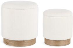 Bizzotto Set 2 Poufuri Zoya (ess-26335)