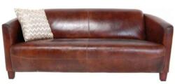 Kare Canapea Piele Naturală Cigar Lounge 2 Locuri (ess-31657) Canapea