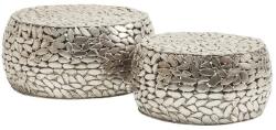 KARE Design Set 2 Mese De Cafea Pebbles Deluxe (ess-27623) Masa de cafea